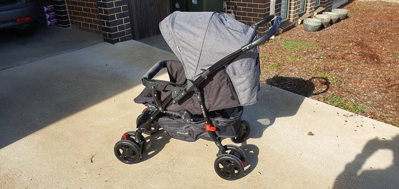 steelcraft accent reverse handle stroller